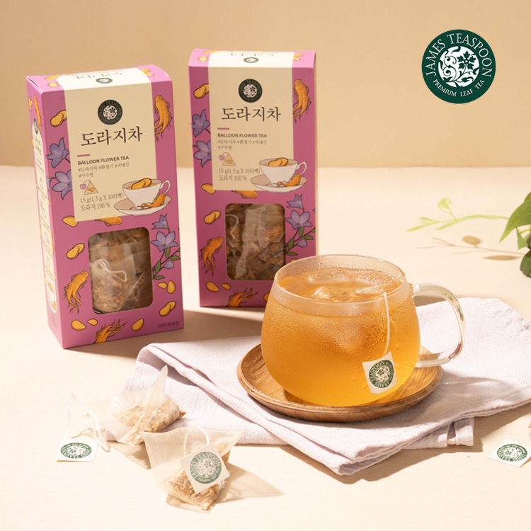 (預購商品)  韓國 jamesteaspoon 秋冬溫潤護喉桔梗茶-1.5g x 10包