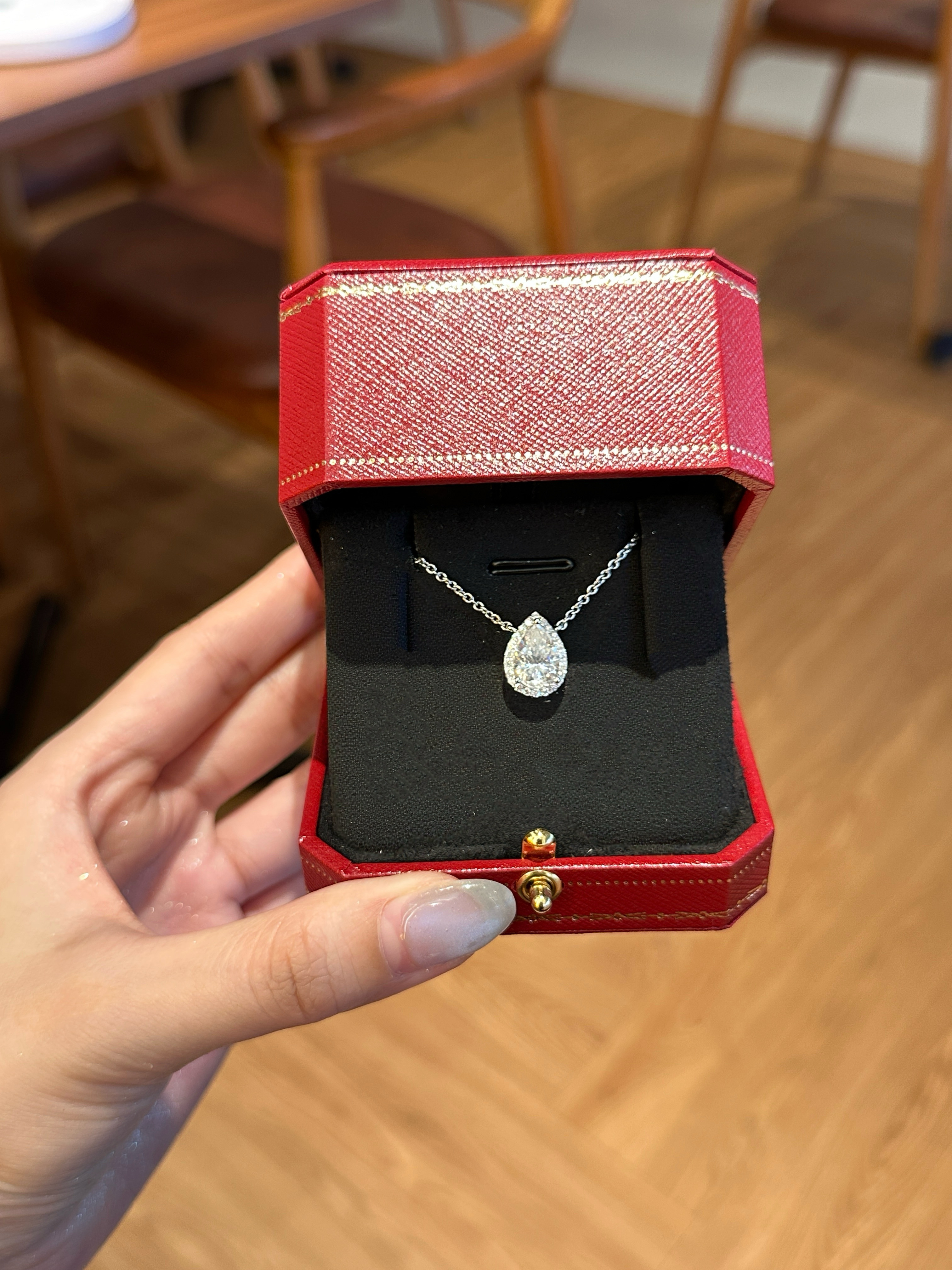 Heloise moissanite necklace