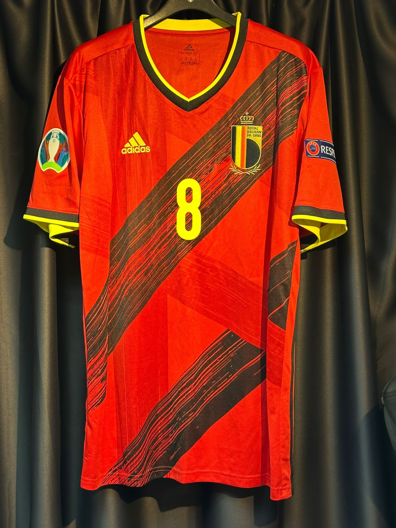 20/21 比利時 主場 #8  TIELEMANS (USED , 9/10 )