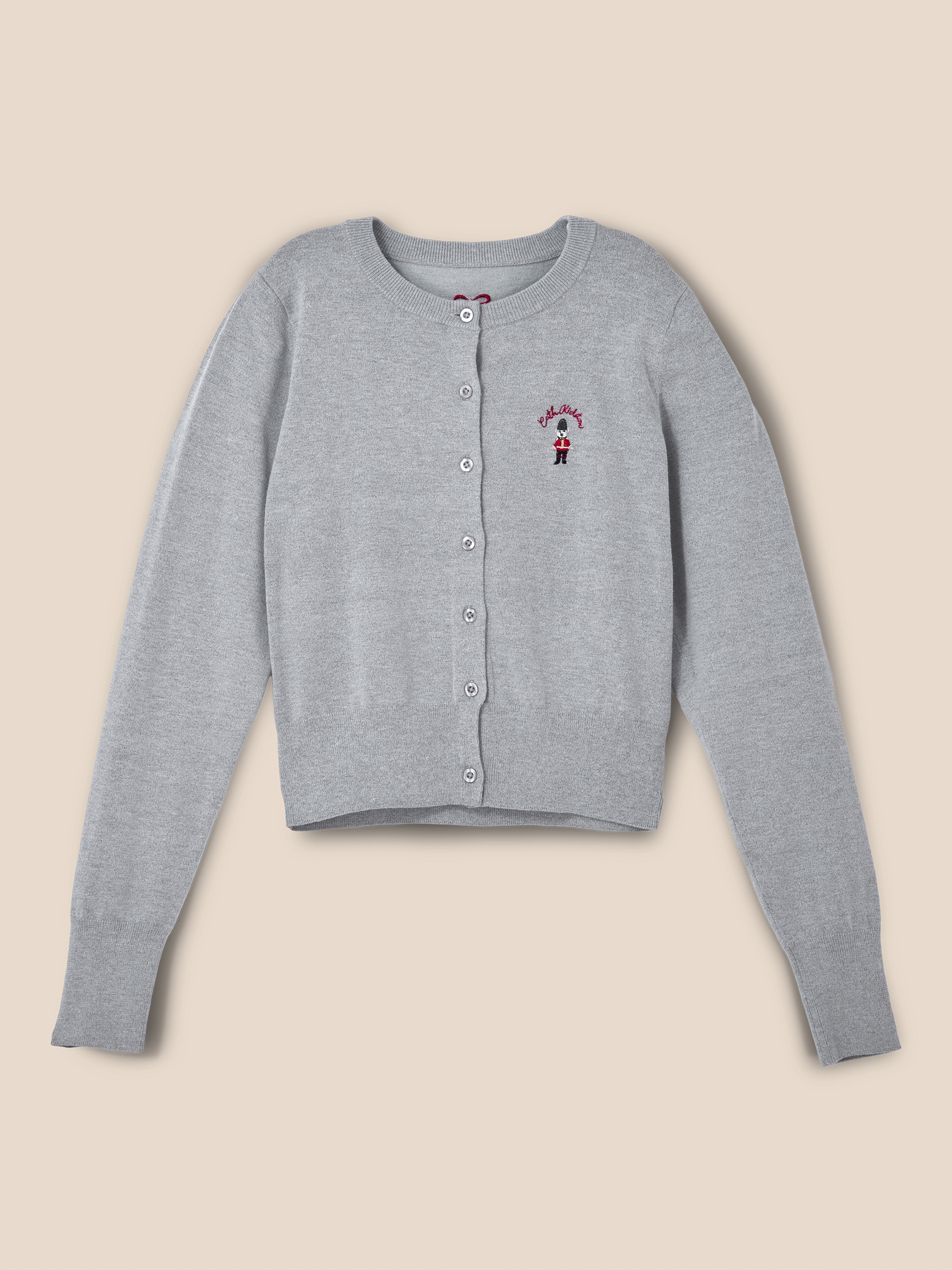 London Dogs 灰色針織開襟衫