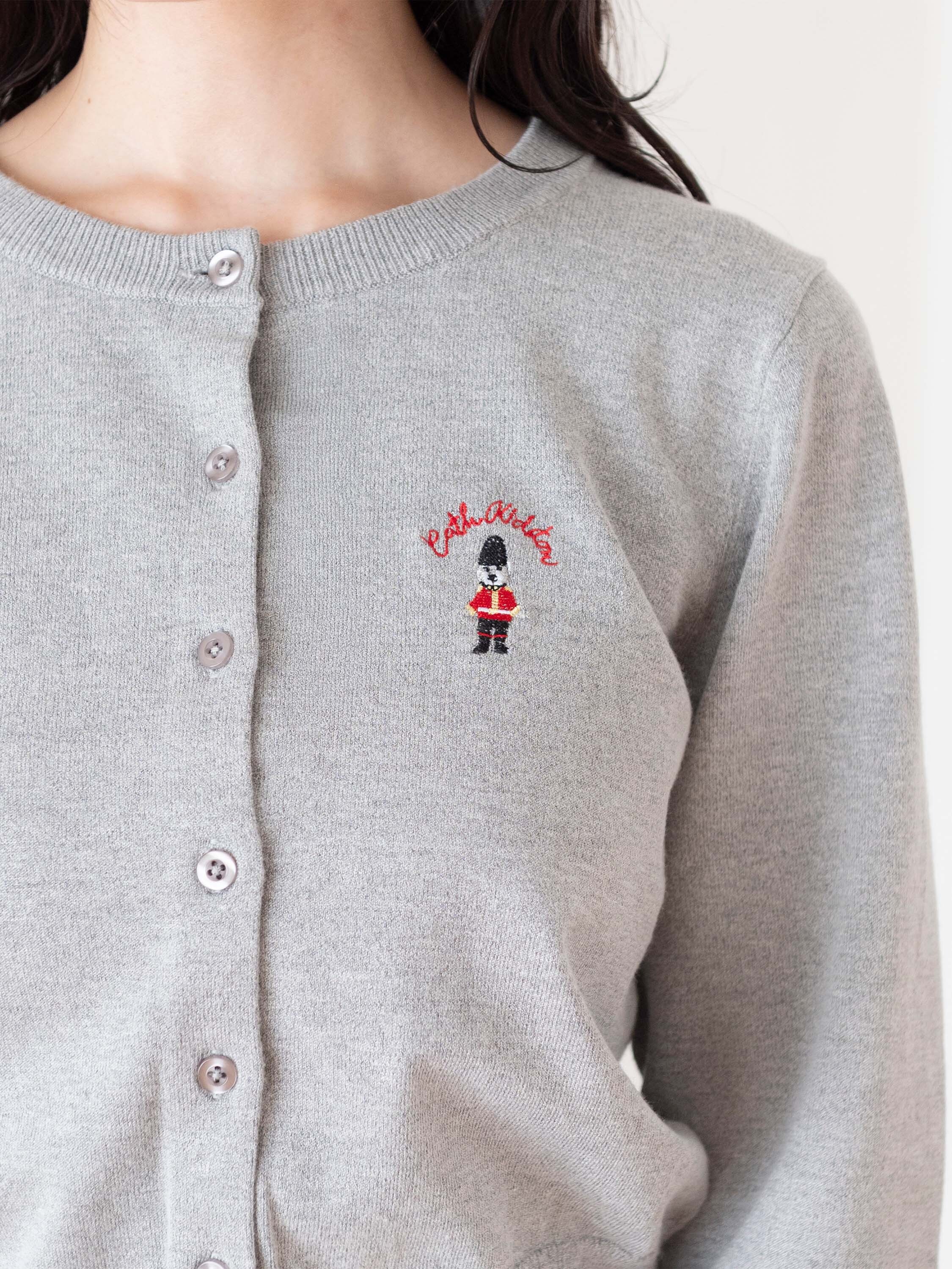 London Dogs 灰色針織開襟衫