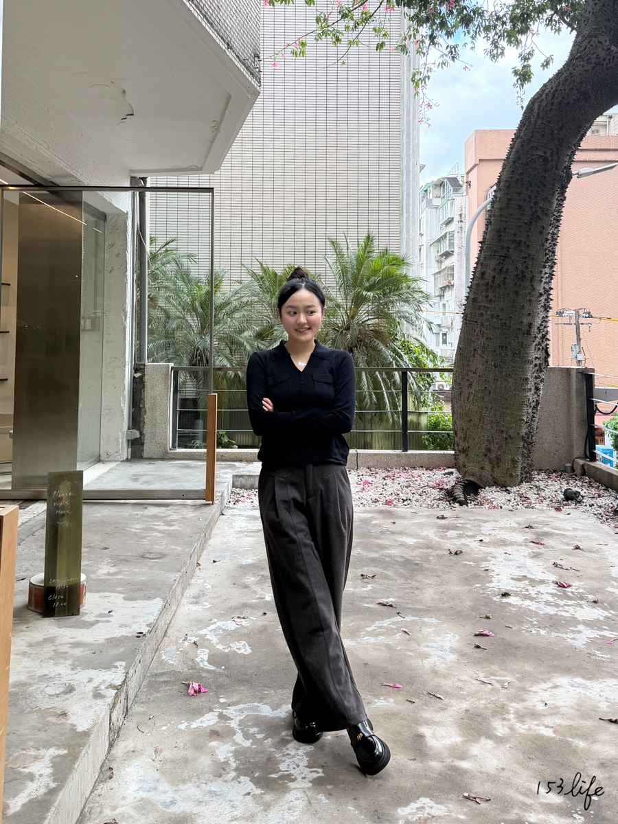 |預購|⛄️(加絨/一般)小個子質感灰毛呢高腰直筒寬褲(XXS-L)(九分/長款)