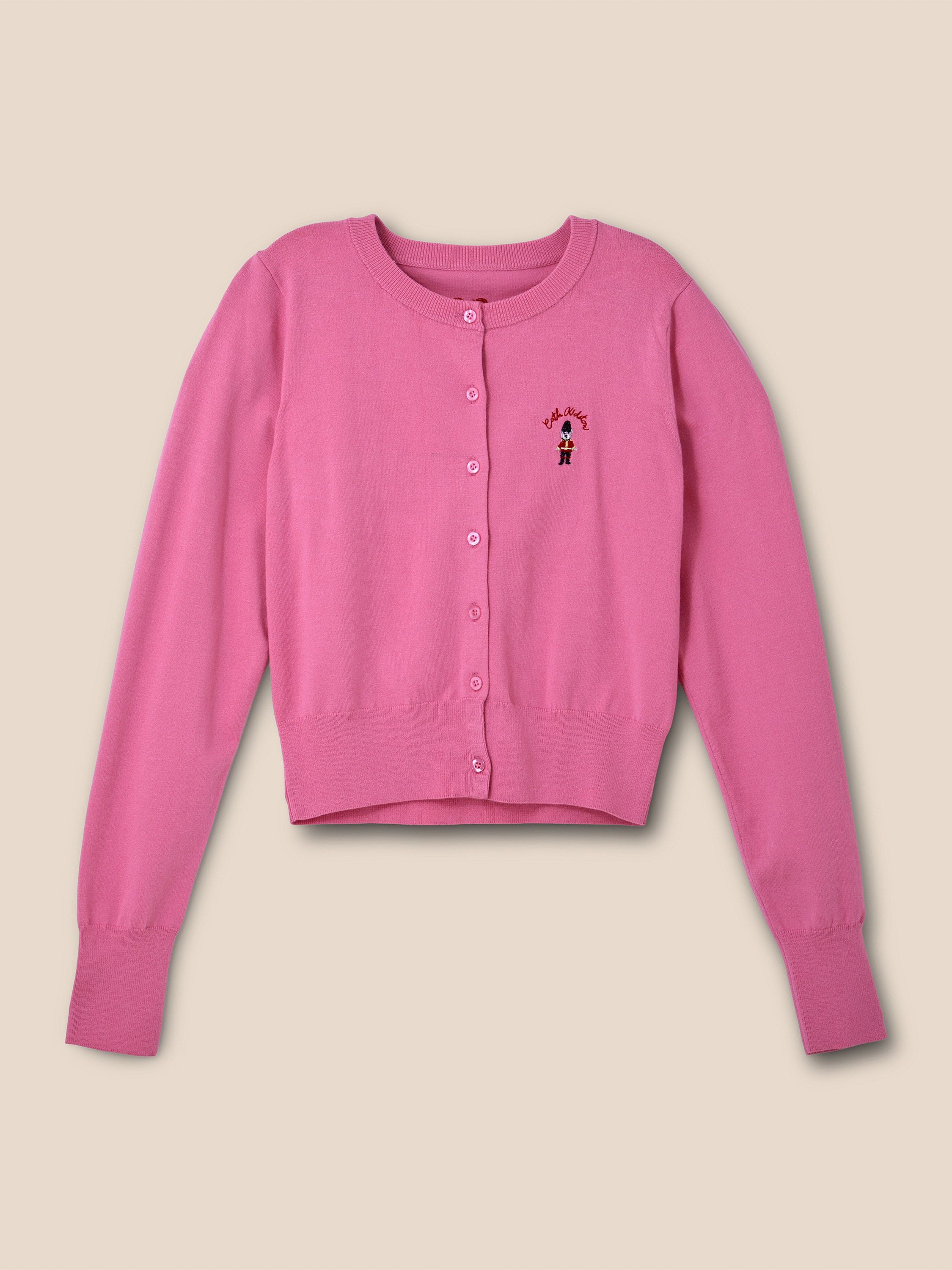 London Dogs 粉色針織開襟衫