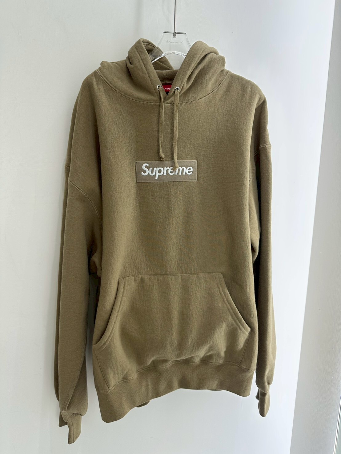 Supreme BOX LOGO 連帽頭衫 深沙褐色