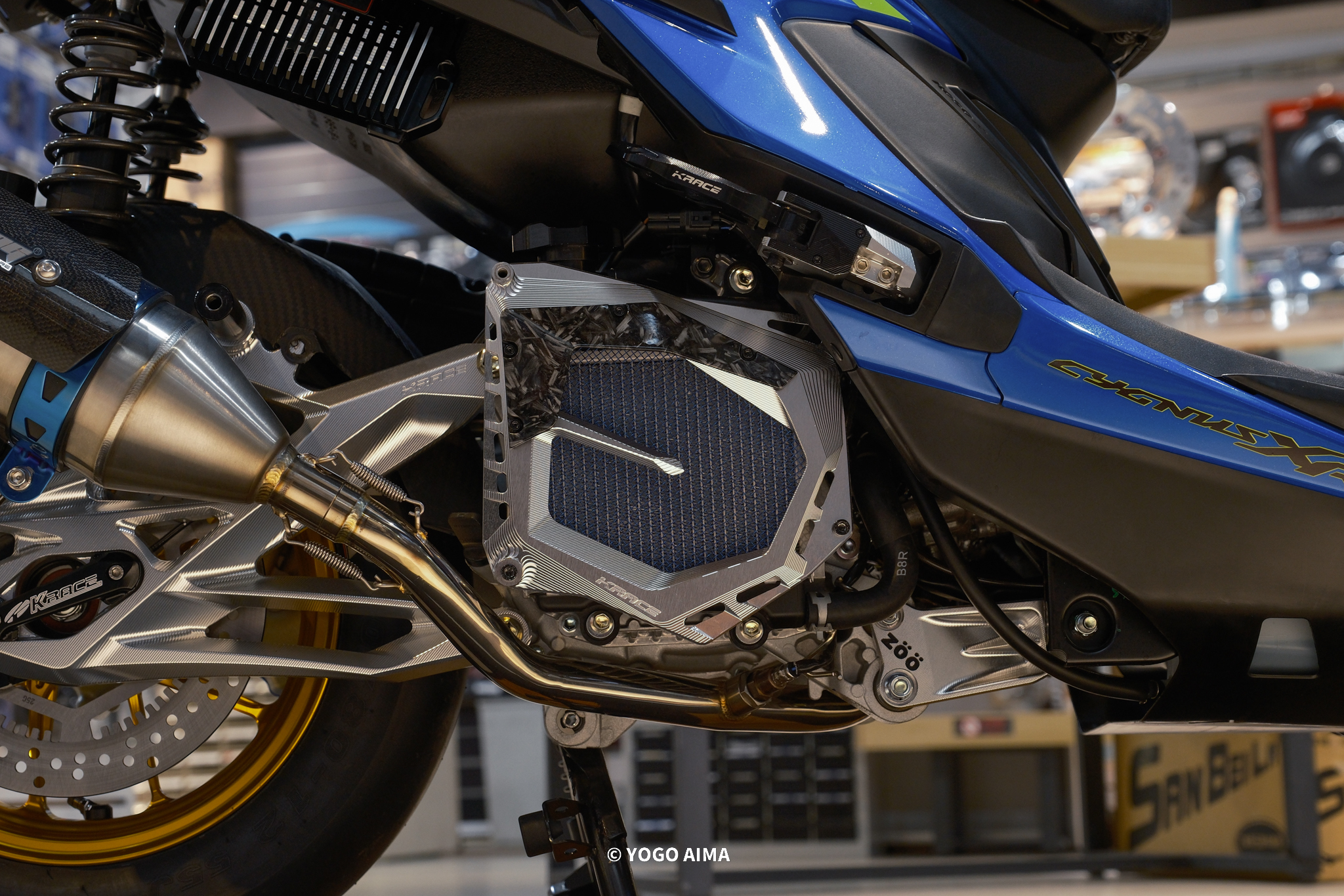 七代戰改裝新品 KRACE  CNC水箱護罩