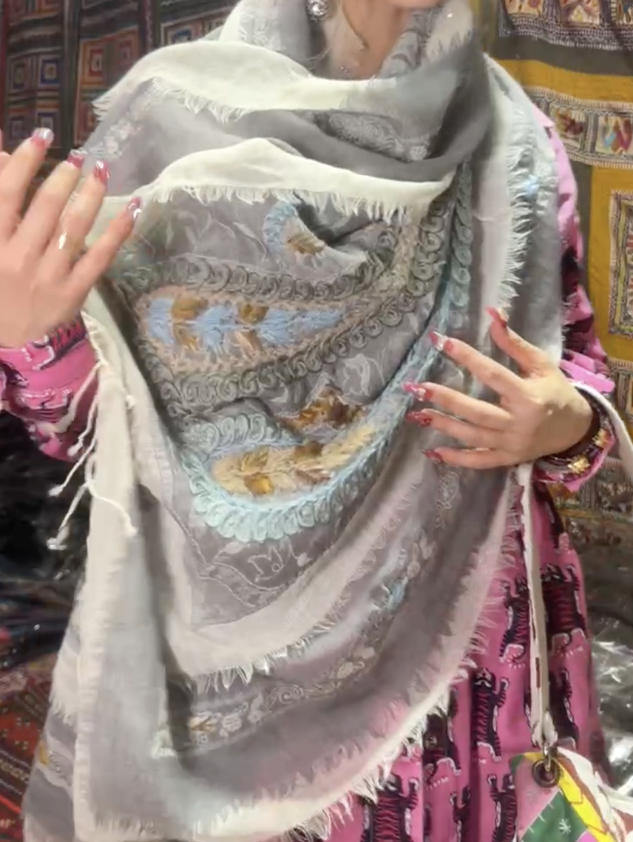 [訂貨] (印度直送 大約3-5星期) Macrame scarf - K161 (1027live)