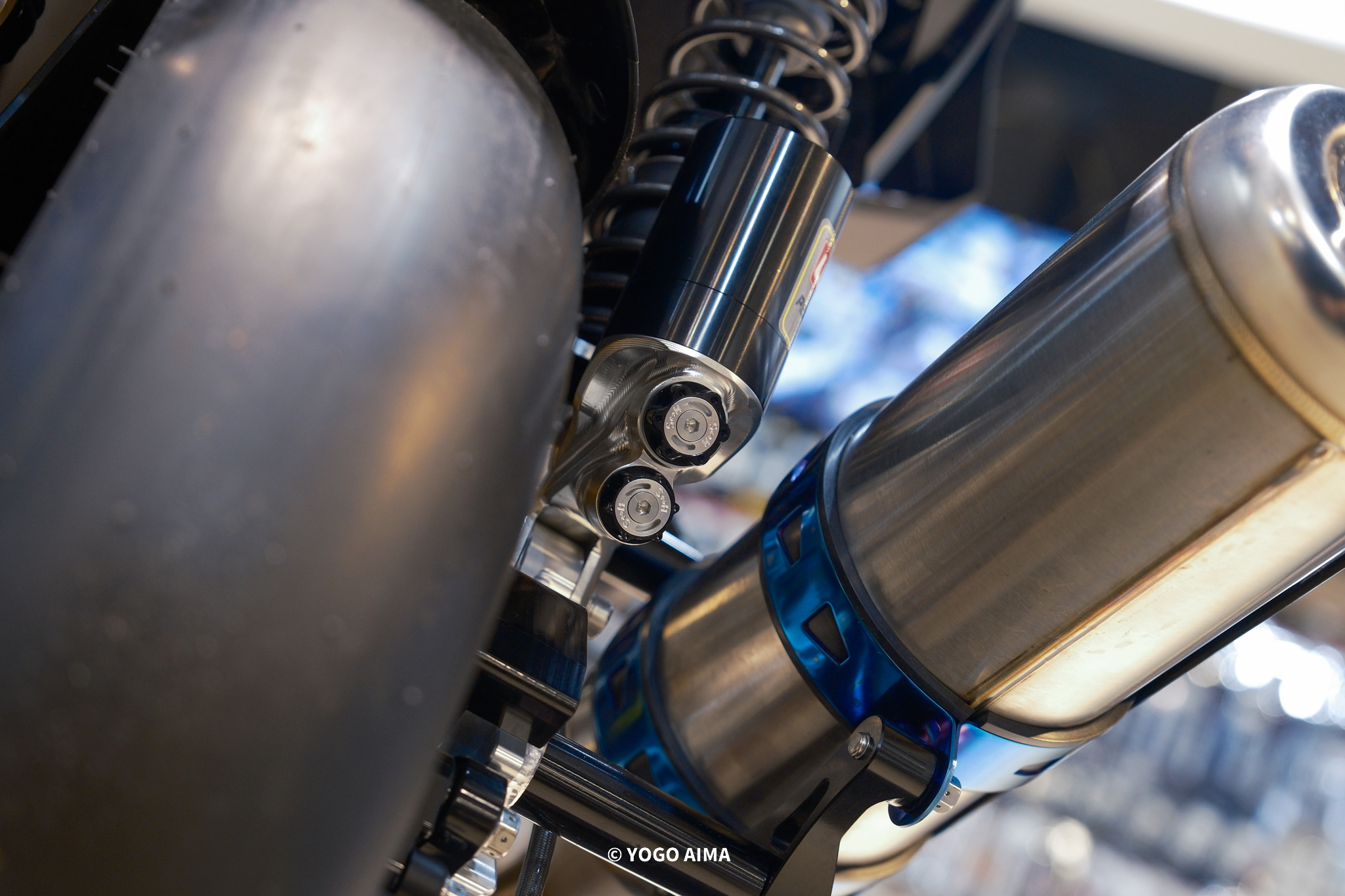 七代勁戰改裝新品 MJP WR407 高低速伸壓測阻尼可調掛瓶後避震