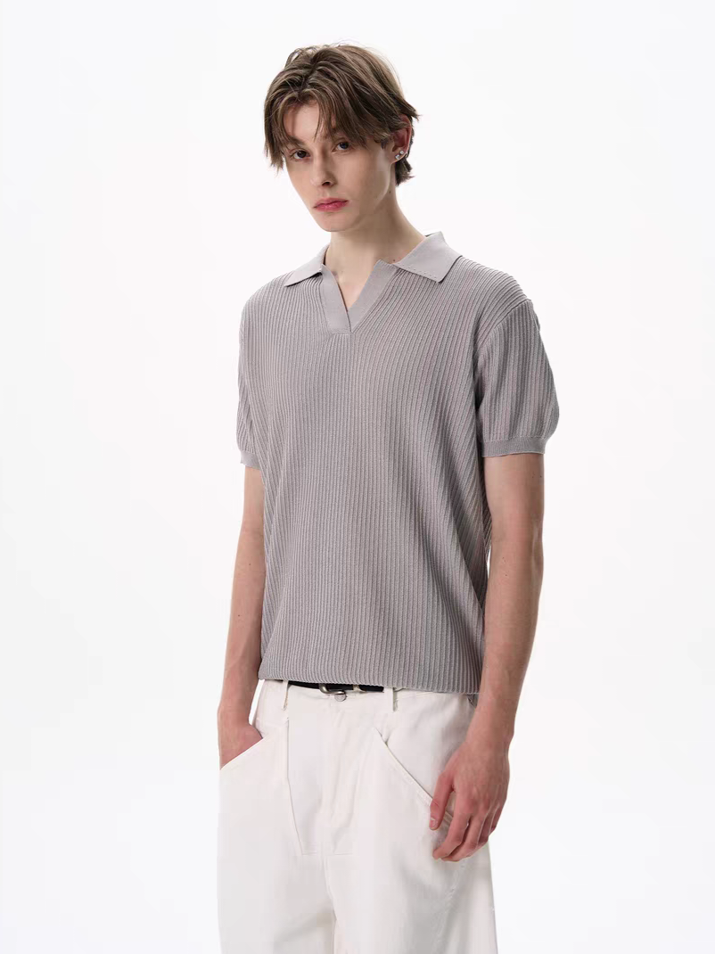 005. Knitted Polo Shirt