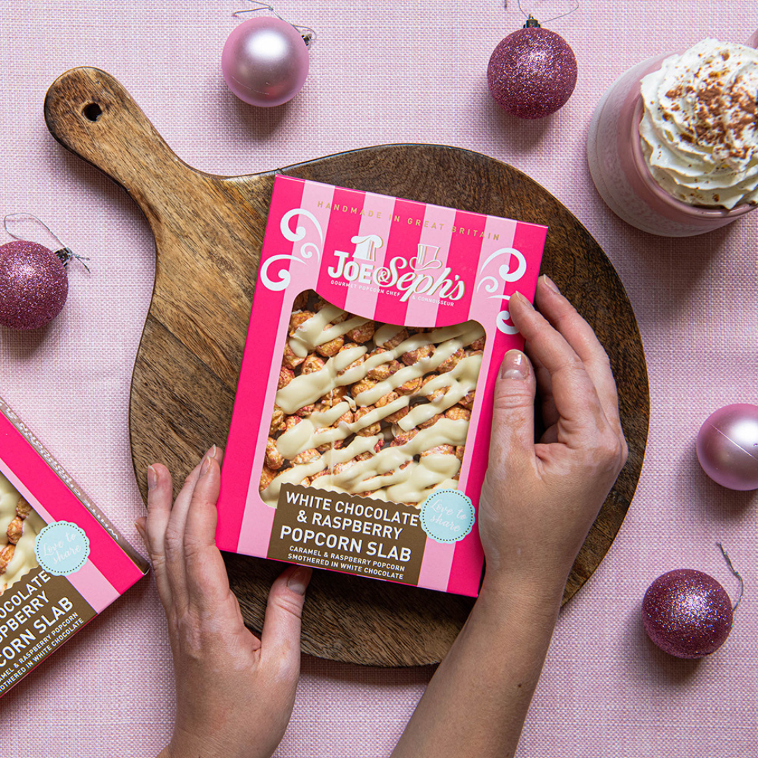 1JN1028-088 JOE & SEPH'S White Chocolate Popcorn Slab 115g #2S087WM (D-EU-E)