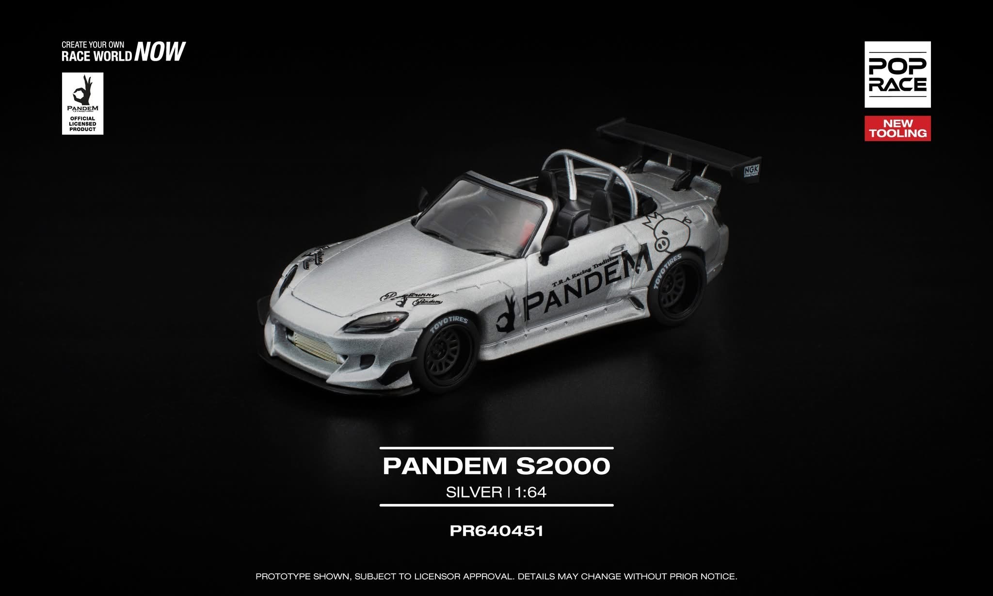 預訂 Pre Order - Poprace PANDEM S2000 SILVER