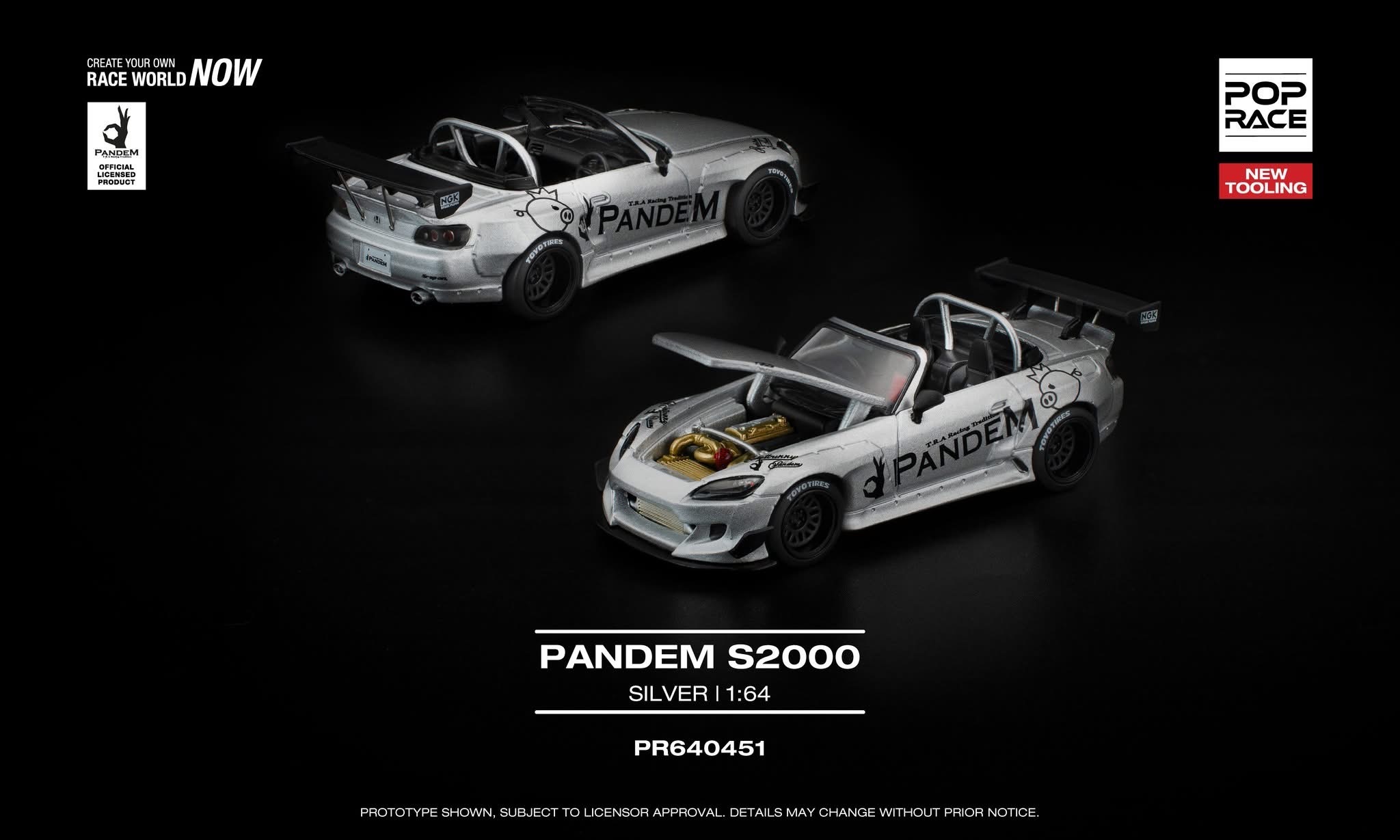 預訂 Pre Order - Poprace PANDEM S2000 SILVER