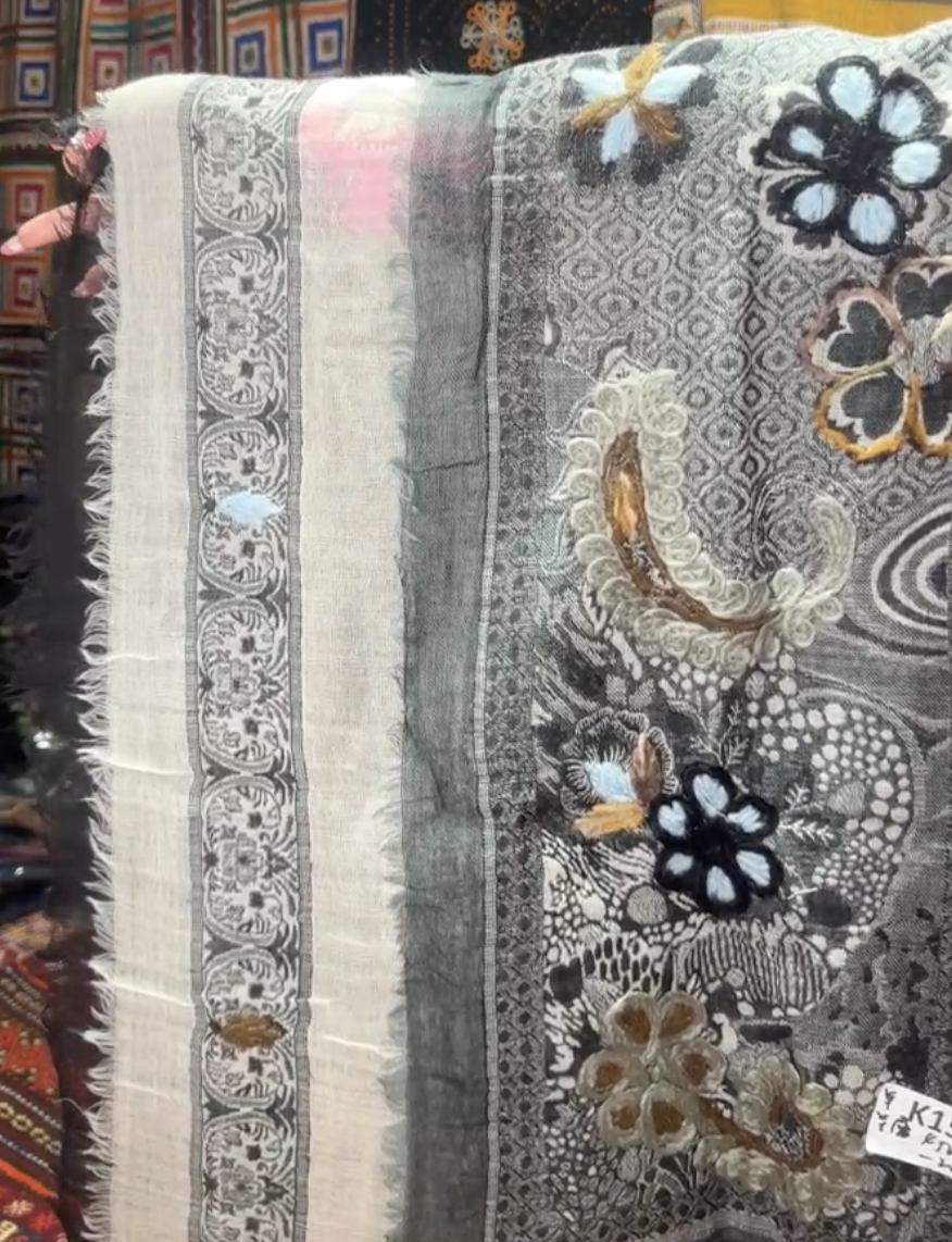 [訂貨] (印度直送 大約3-5星期)  Macrame Scarf - K159 (1027live)