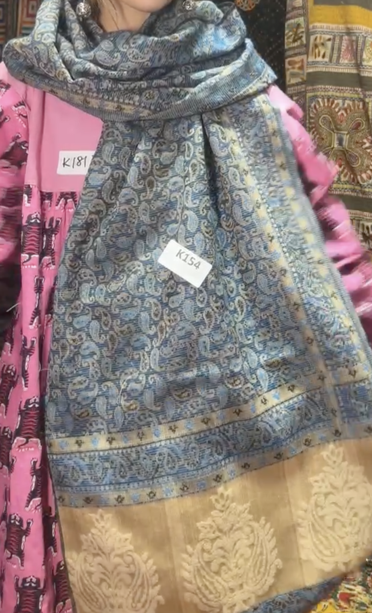 [訂貨] (印度直送 大約3-5星期) Macrame Scarf - K154 (1027live)