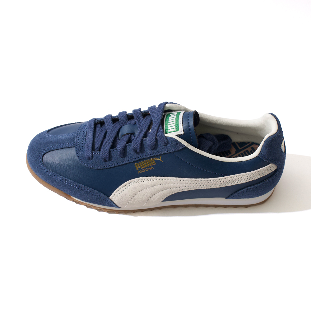 Puma Arizona Retro 男鞋 女鞋 藍色 麂皮 皮革 低筒 膠底 運動 休閒 慢跑鞋 40235308