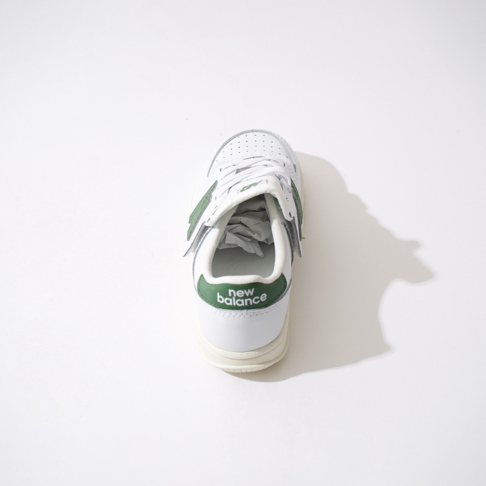 New Balance CT500 中童 童鞋 白綠色 魔鬼氈 奶油底 皮革 運動 休閒鞋 PHT500CC