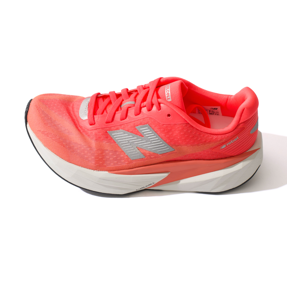 New Balance FuelCell Rebel v5 女鞋 橘白色 緩震 輕量 競速 運動 慢跑鞋 WFCXL5A