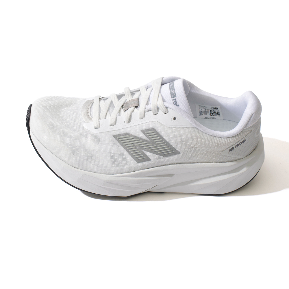 New Balance FuelCell Rebel v5 女鞋 白灰色 緩震 輕量 競速 運動 慢跑鞋 WFCXLM5