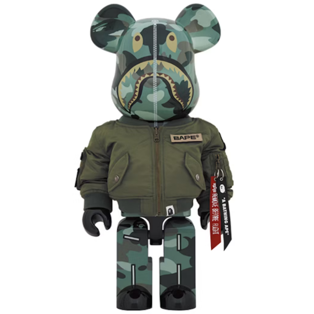 BAPE(R) x Alpha Industries 1000% BE@RBRICK
