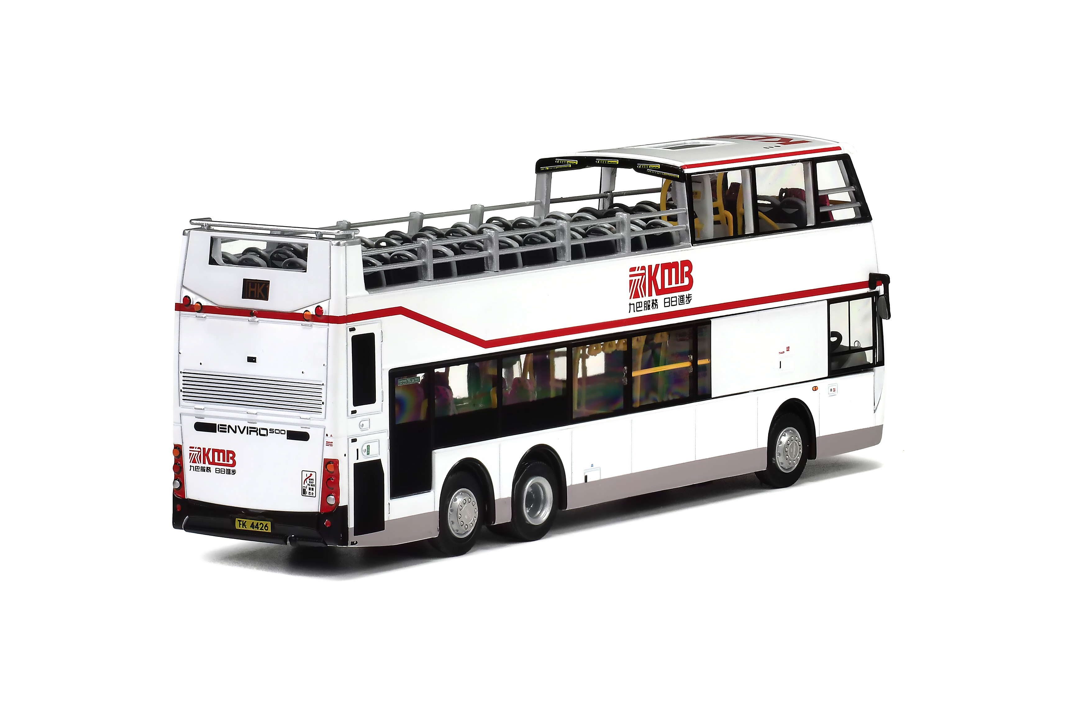 KMB2025155 1:76 九巴丹尼士歐盟五型12米開篷巴士 (HK1 九龍遊香港) (只限部份地區)
