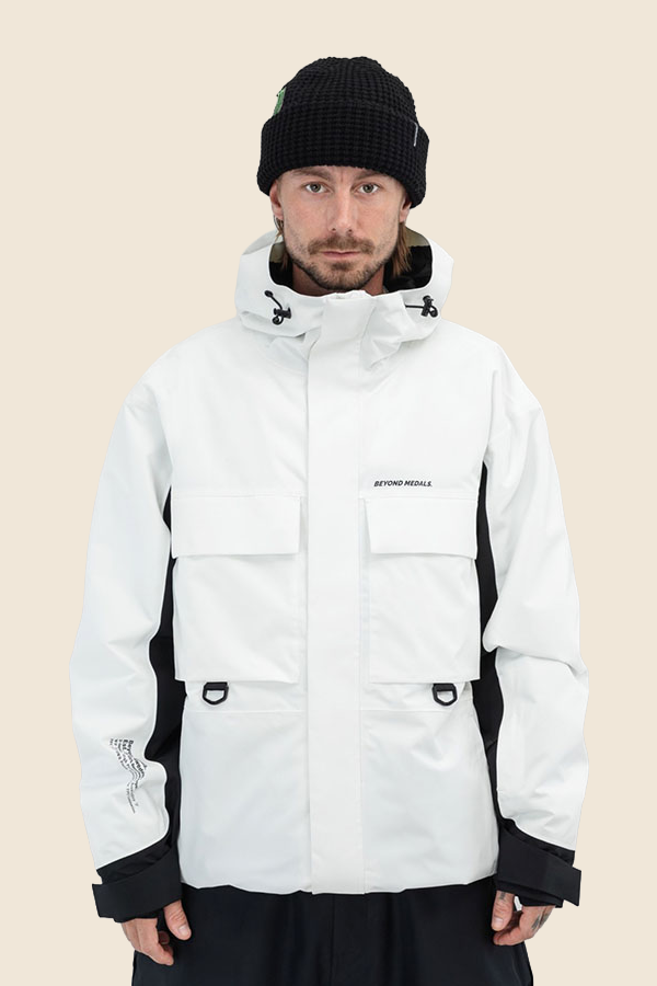 BEYOND MEDALS - CARGO 2L滑雪外套 (雪白)
