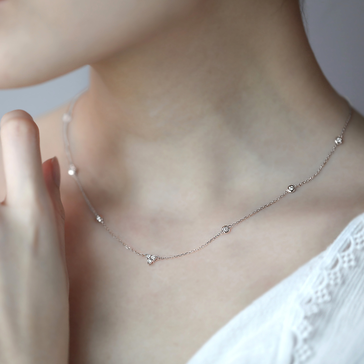 星河幻夢 — 25分鑽石項鍊