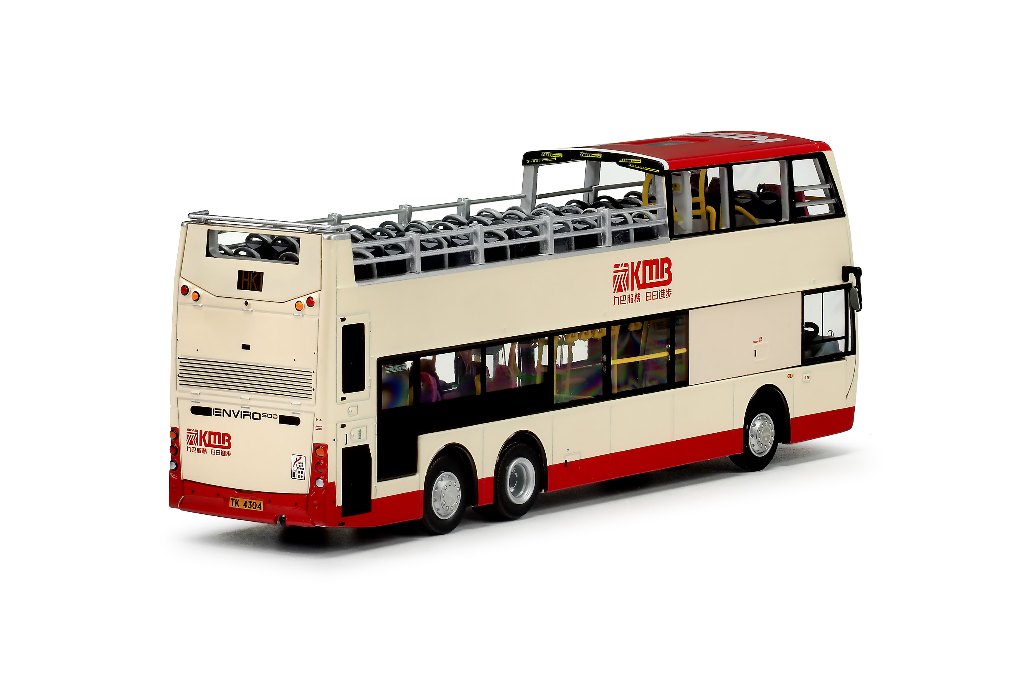 KMB2025154 1:76 九巴丹尼士歐盟五型12米開篷巴士 (HK1 尖沙咀-黃大仙) (只限部份地區)