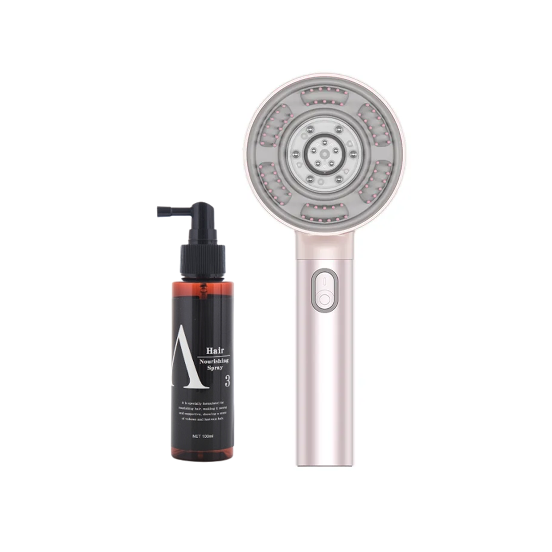 TRITHERA 紅光按摩梳 x HOSEN 強健髮根套組 - 100ml