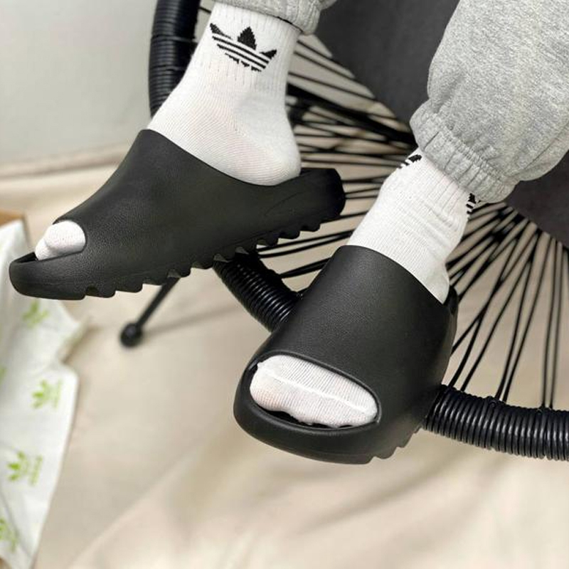 Adidas Yeezy Slide Dark Onyx 霧面黑 拖鞋 ID5103