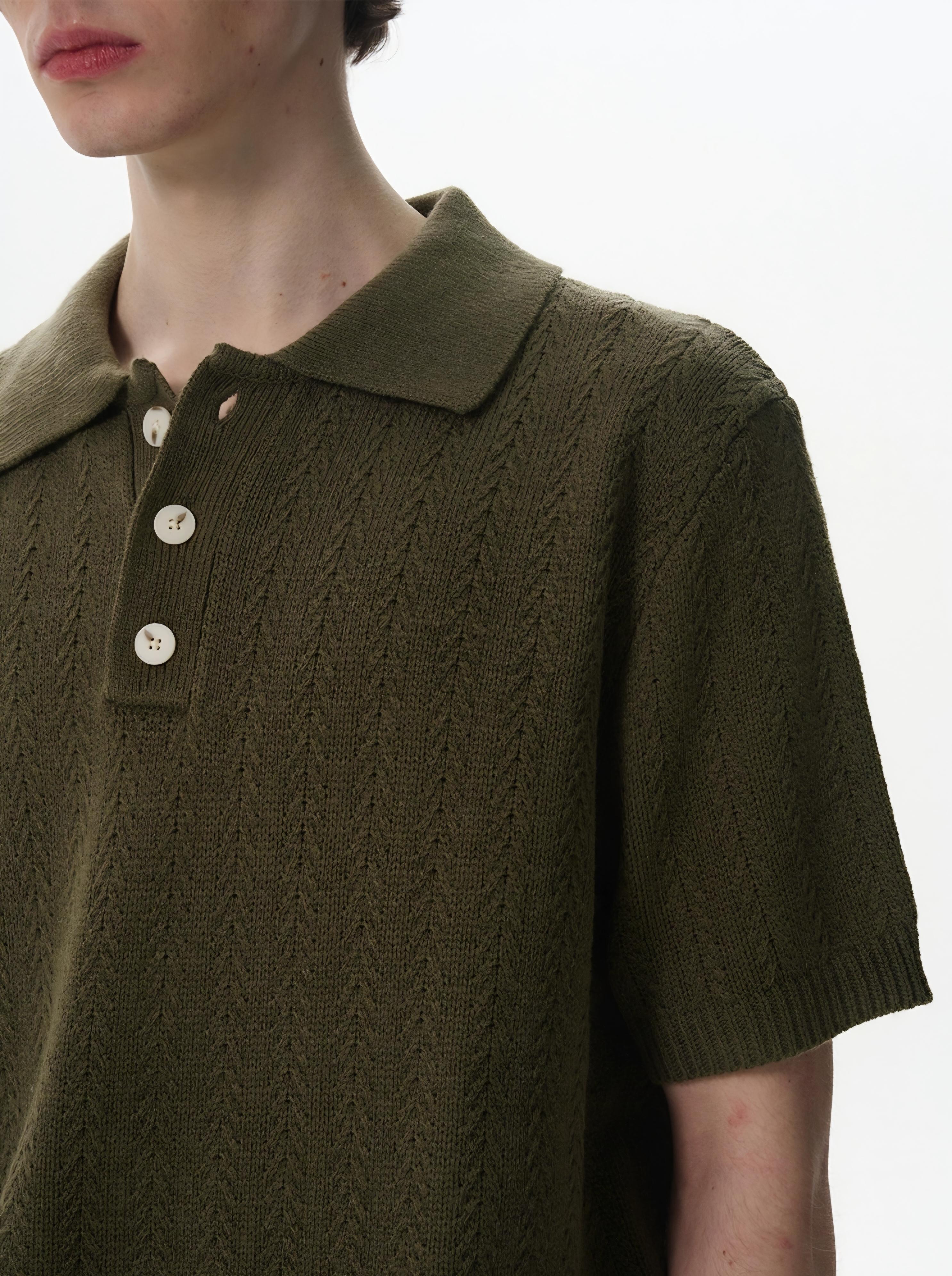 010. Knitted Polo Shirt