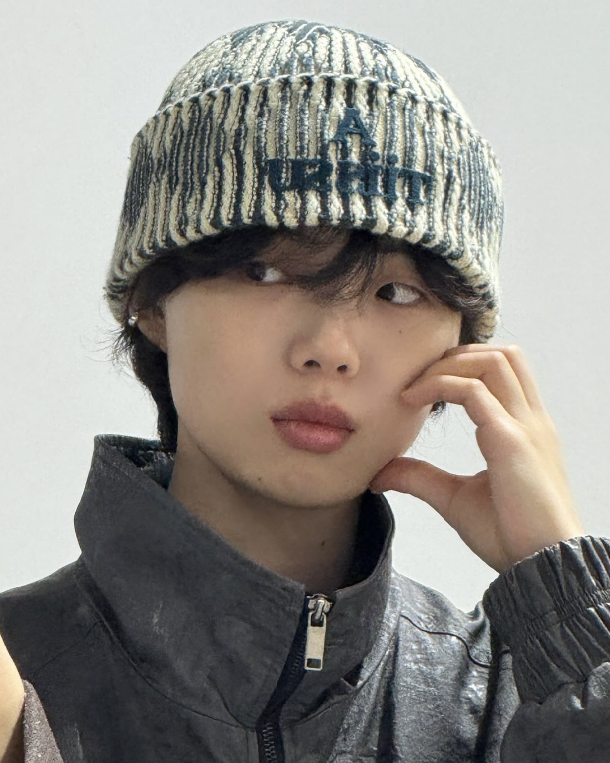 <李龍馥同款🇰🇷>ATiiSSU 波紋 混色 羊毛 針織毛帽 三色