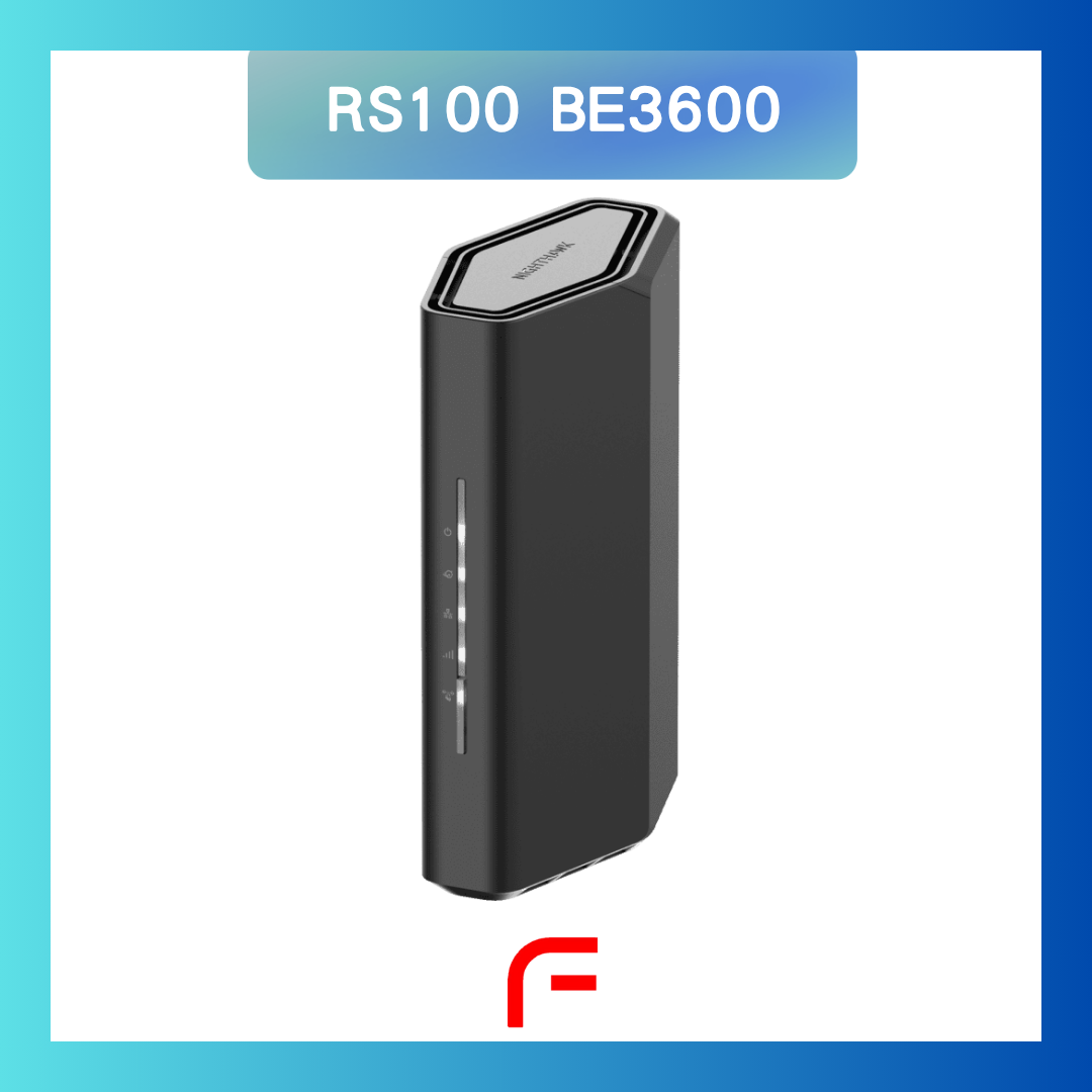 Netgear Nighthawk (RS100) 雙頻 BE3600 WiFi 7 路由器 | 2.5 Gig WAN | 4x1G LAN