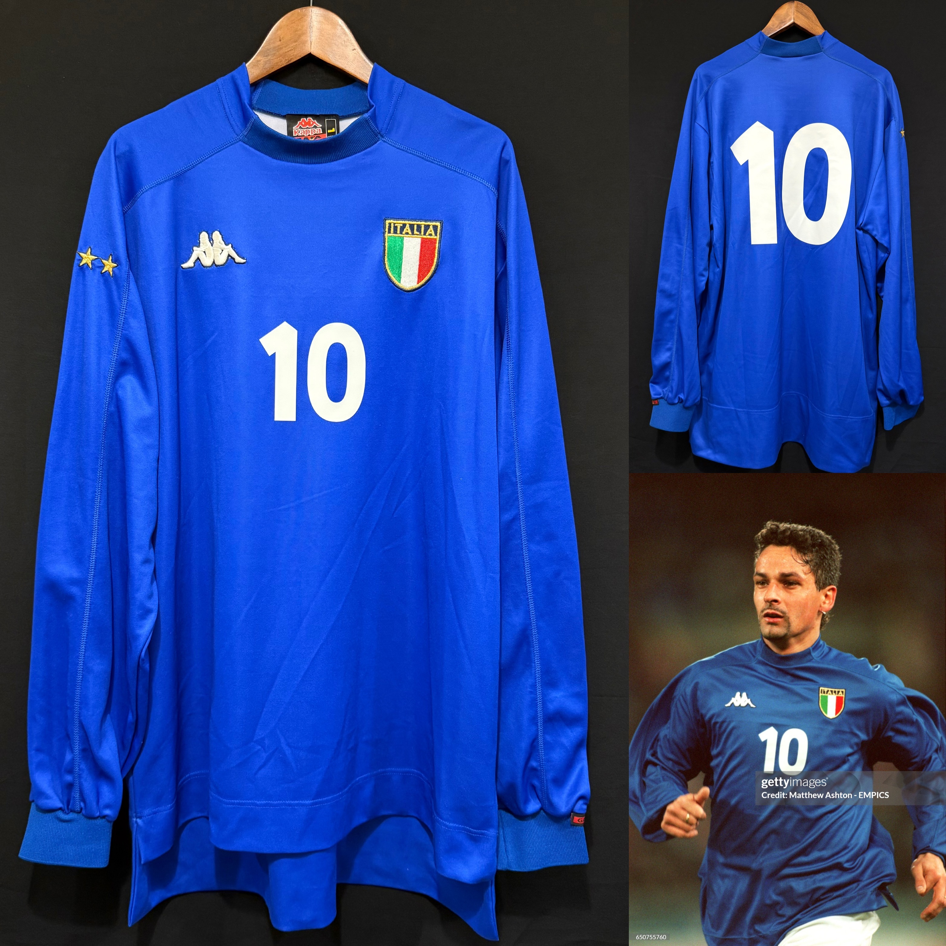 Italy 1999-2000 Kappa L/S Home Shirt #10