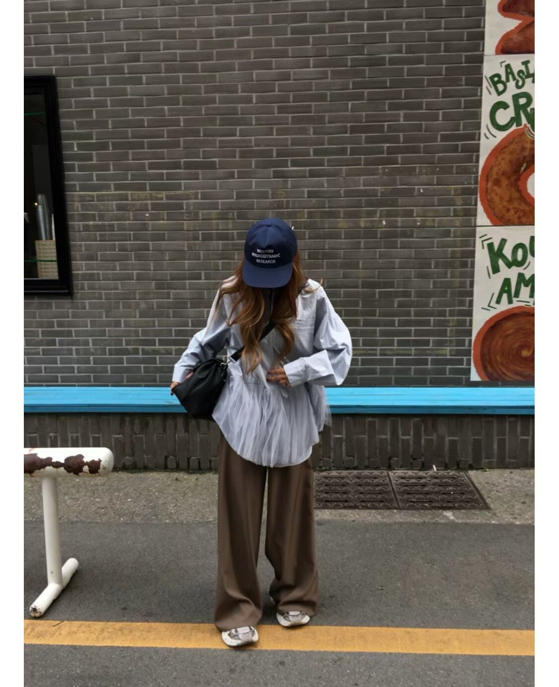 紗襬休閒襯衫