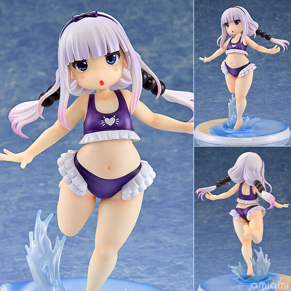 Jan Kaitendo Miss Kobayashi's Dragon Maid Kanna Kamui: Excited to Wear a Swimsuit at Home Ver. (Purple) 1/6 Complete Figure  Pre-order