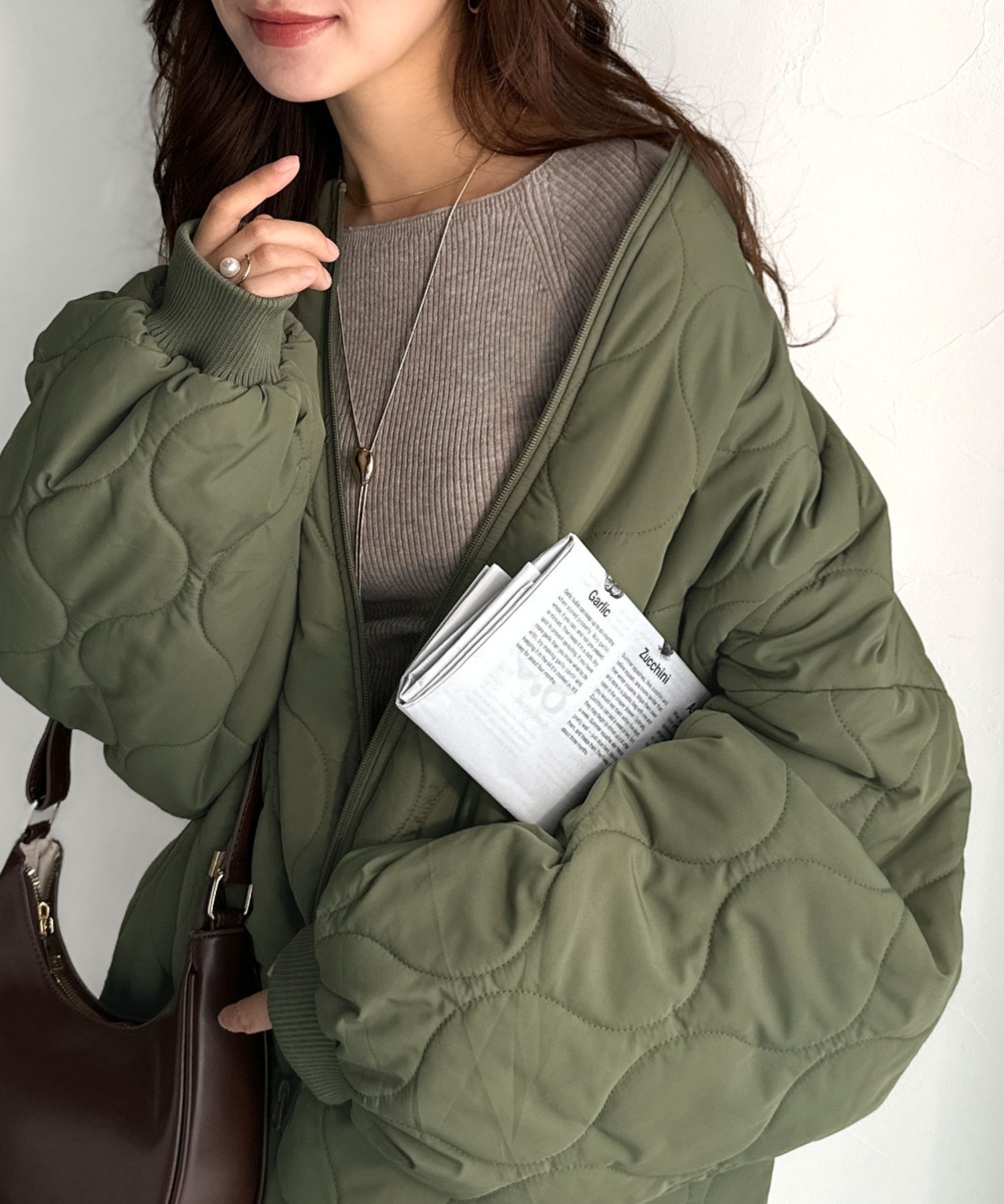 🇯🇵 日系品牌 JAVA 側拉鍊 絎縫外套 無領 / 預購