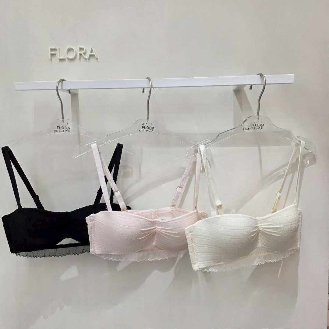 FL5126 暗紋蕾絲邊內衣套裝(肩帶可拆)