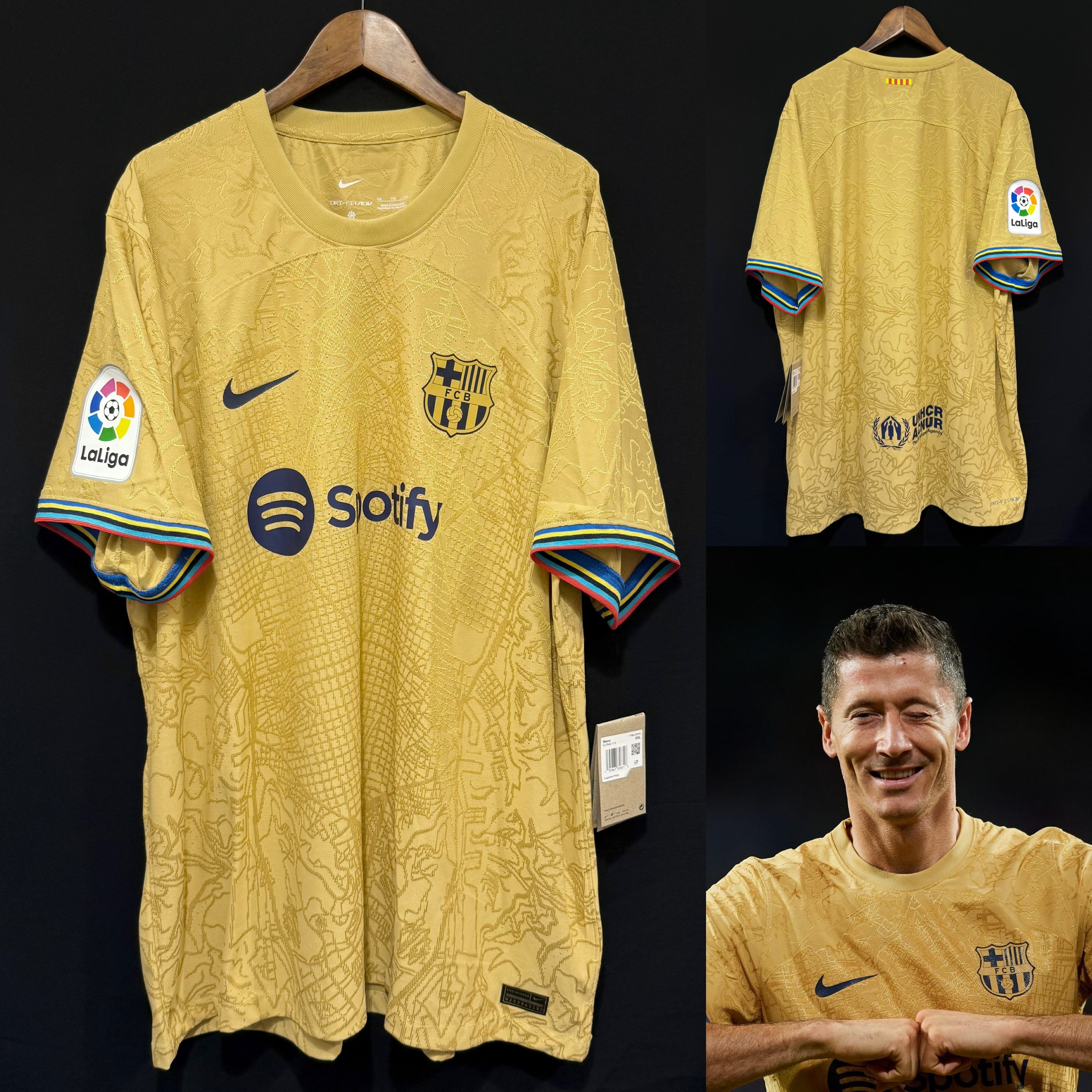 (球員版) 巴塞隆拿 2022-2023 Nike 作客球員版球衣