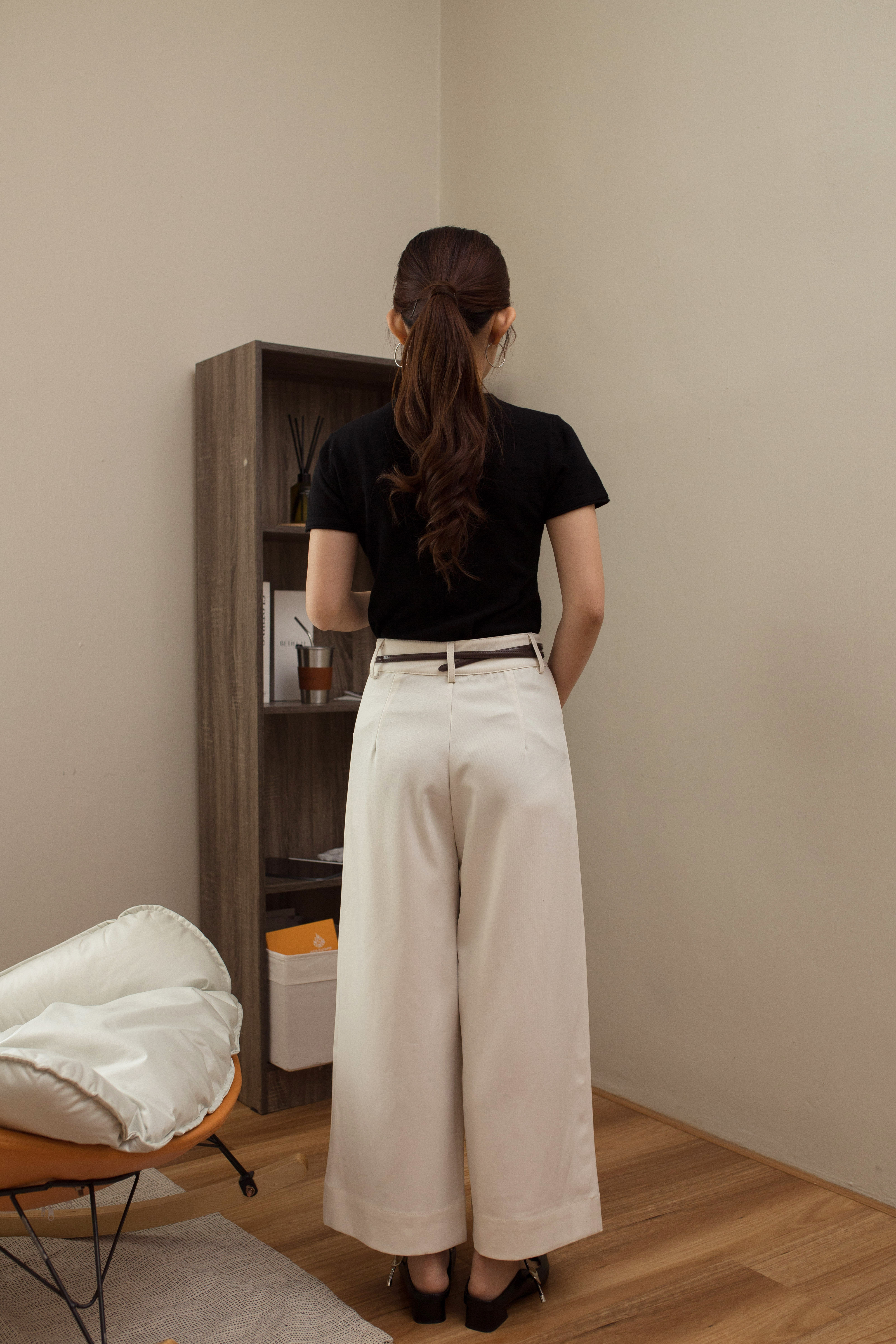 Laven Tailored Pants Beige- 2539PLBEI