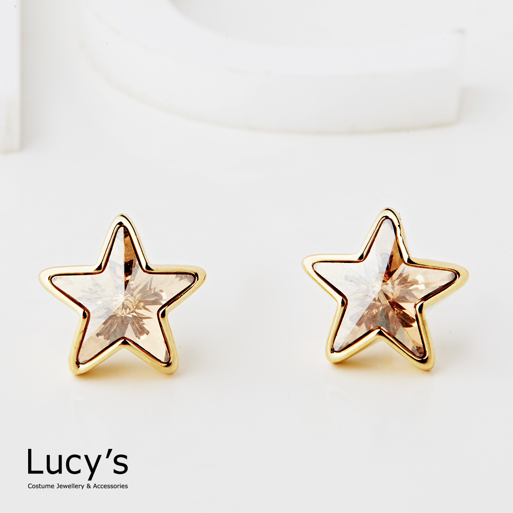 晶星 耳環 (二色) (127469/127470)