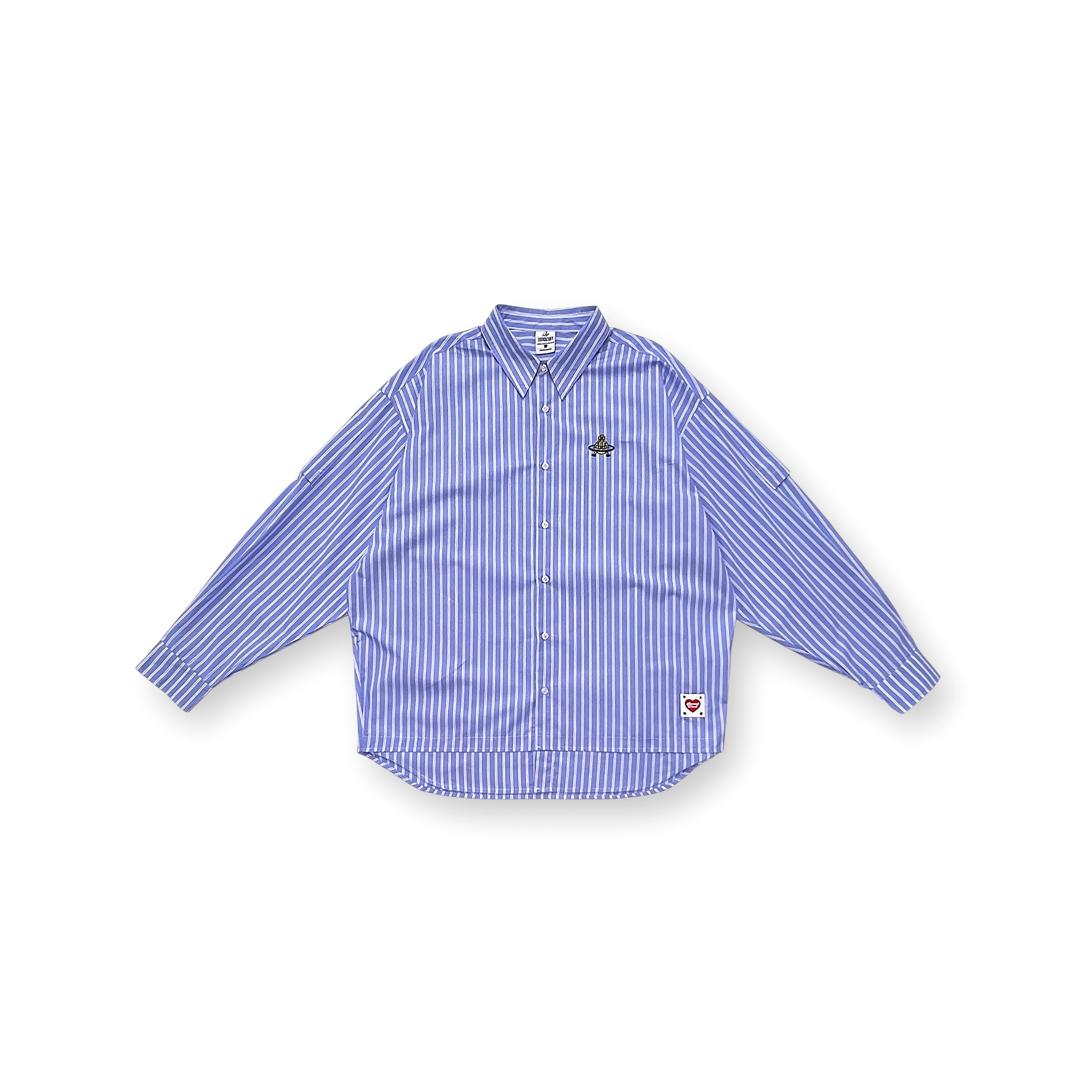 2nd Closet UFO Double Layers Oversized Shirt | ST03