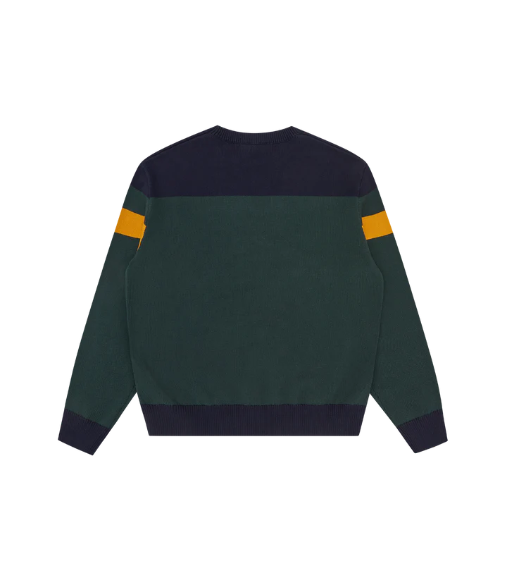 ASTRO PANELLED KNIT JUMPER