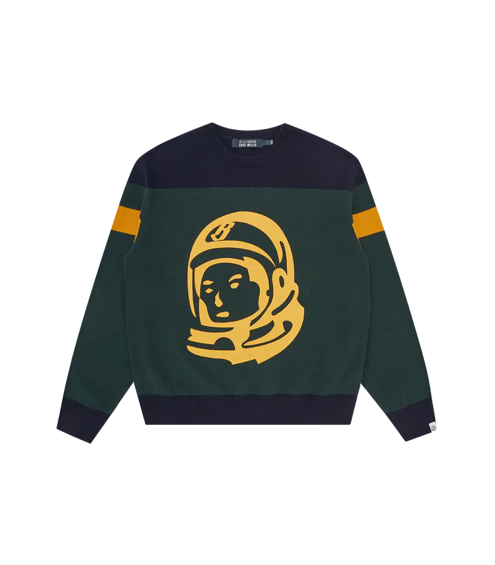 ASTRO PANELLED KNIT JUMPER