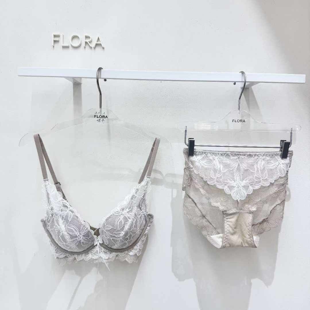 FL5129 性感花蕾絲包邊內衣套裝