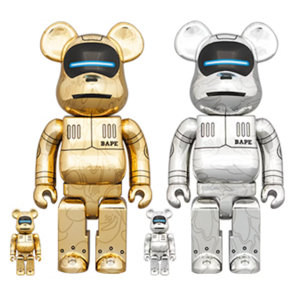 BAPE(R) x 空山基 Baby Milo 100％ & 400％ 4PCS SET / 1000% 2PCS SET BE@RBRICK