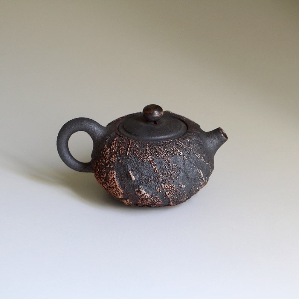 黑耀柴燒茶壺