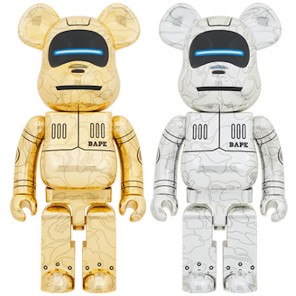 BAPE(R) x 空山基 Baby Milo 100％ & 400％ 4PCS SET / 1000% 2PCS SET BE@RBRICK