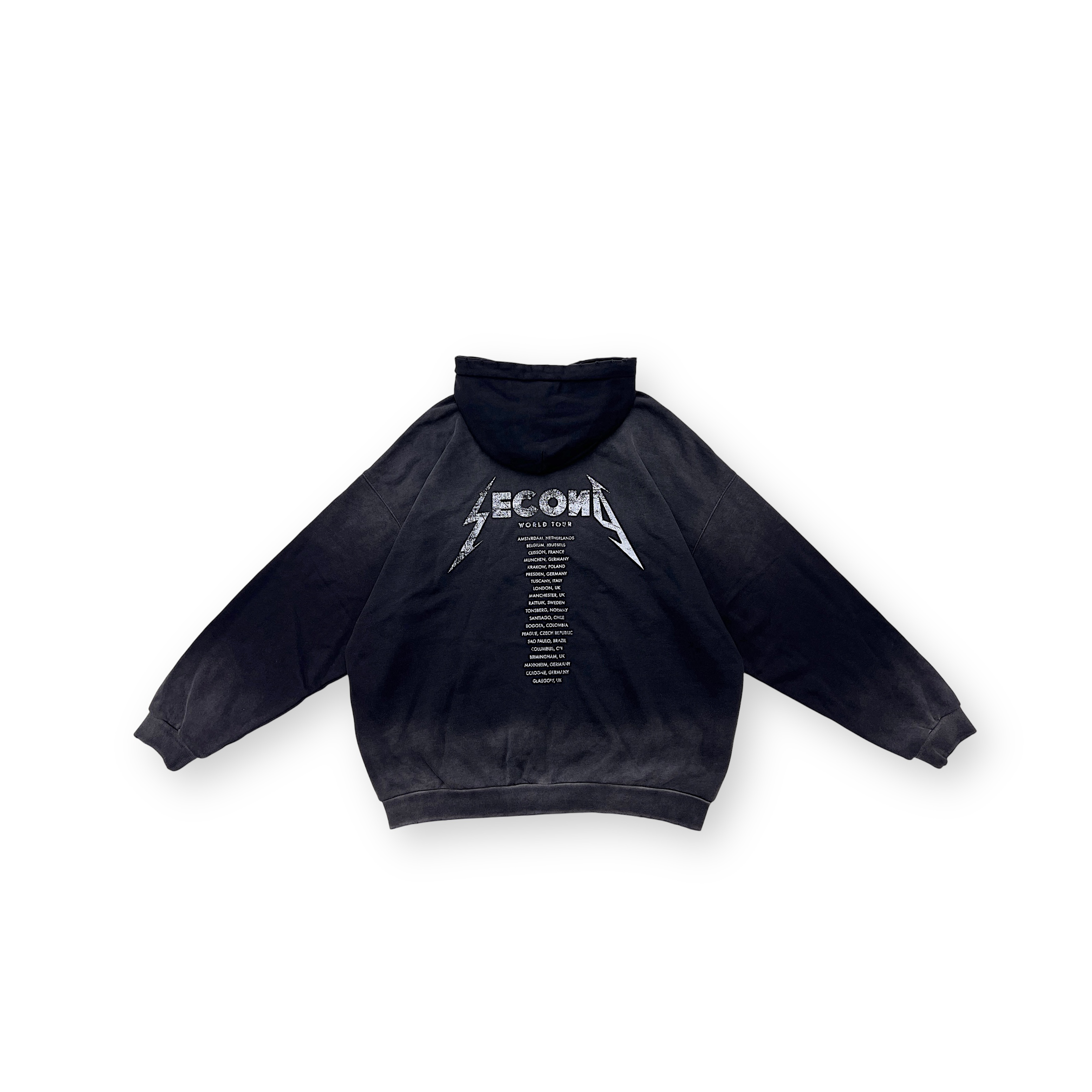 2nd Closet Freedamn Me Washed Zip Up Hoodie | SW05