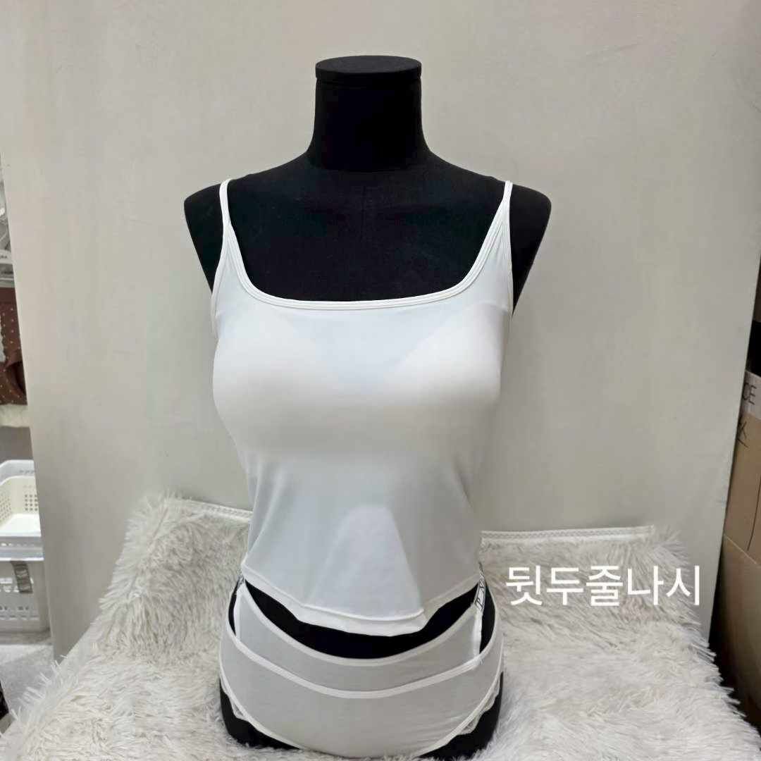 FL5130 冰絲親膚美背細肩帶背心(可調節)