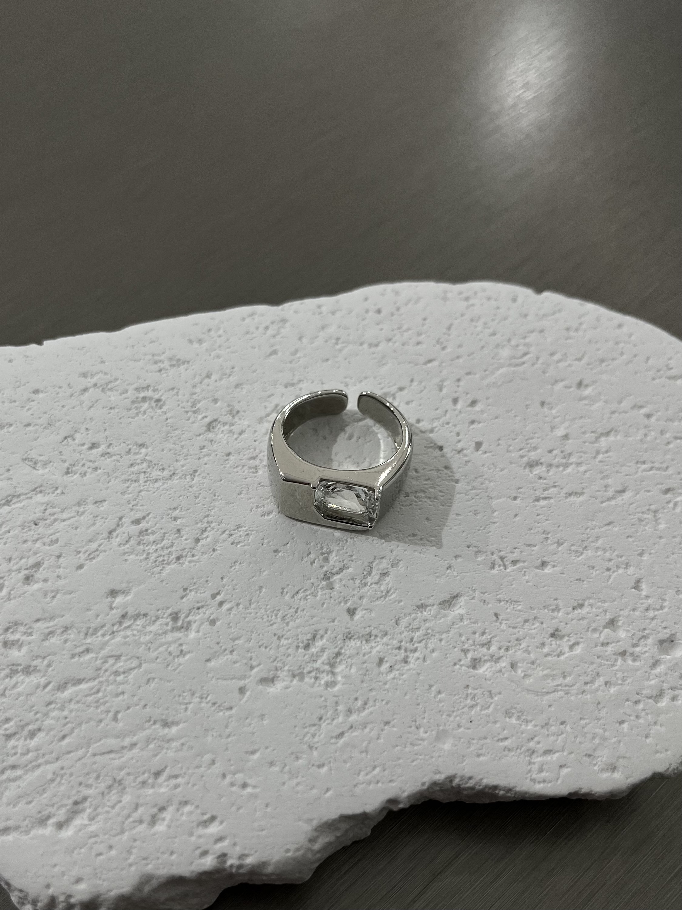 幾何切割可調戒指 合金