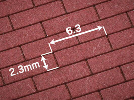 梅桜堂 AC-061-15C 1/150 線性屋頂板
